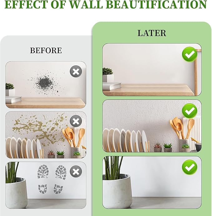 Wall Repair Roller Paint Household Supply Cleaning Tool ,DIY Renovation with Roller Multifunctional Paint Roller for Cracks(500g)