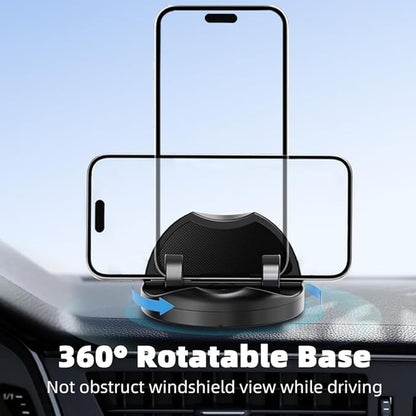 360° Rotatable  Anti-Slip Silicone Automotive Cell Phone Holder Mount for Vehicle Dashboard