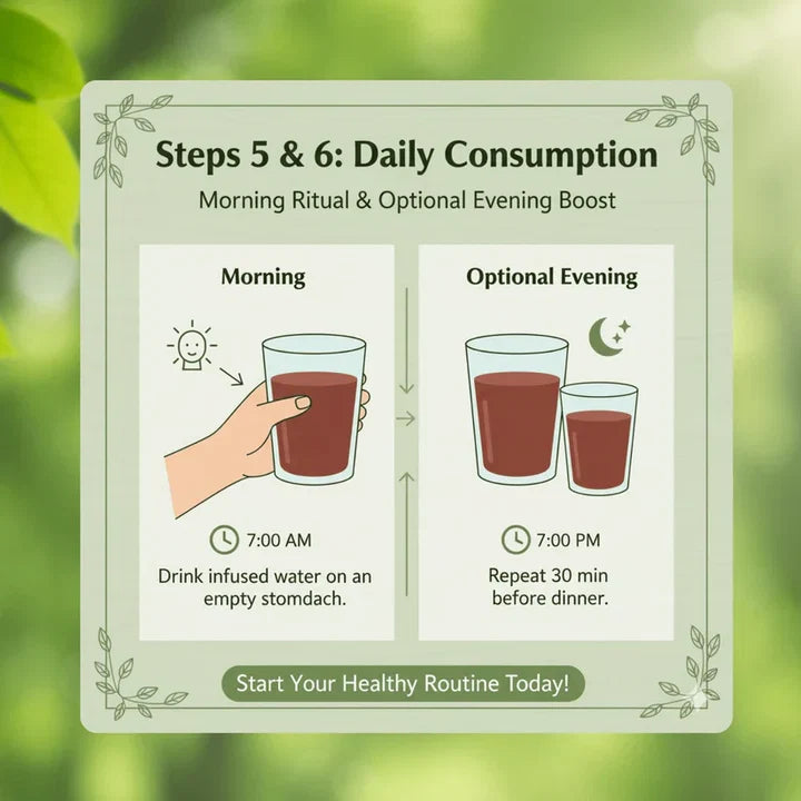 "VEDDHAR" Herbal Wood Tumbler Control Diabetes