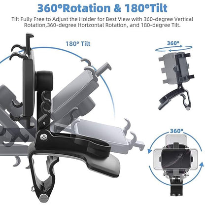 Universal 360° Car Mobile Holder – Multi-Mount Design