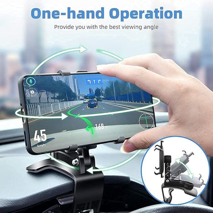 Universal 360° Car Mobile Holder – Multi-Mount Design