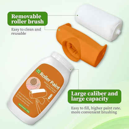 Wall Repair Roller Paint Household Supply Cleaning Tool ,DIY Renovation with Roller Multifunctional Paint Roller for Cracks(500g)
