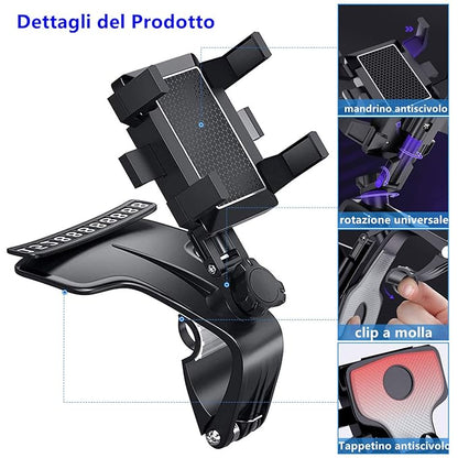 Universal Car Phone Holder Upgraded 360° Rotatable for Dashboard