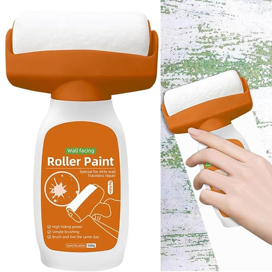 Wall Repair Roller Paint Household Supply Cleaning Tool ,DIY Renovation with Roller Multifunctional Paint Roller for Cracks(500g)