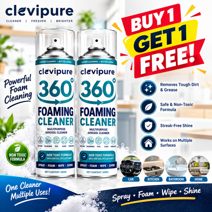 360° Foaming Cleaner Spray Combo 2-in-1 [ Pack of 2 ]