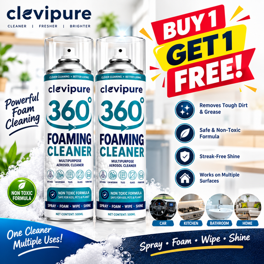 360° Foaming Cleaner Spray Combo 2-in-1 [ Pack of 2 ]