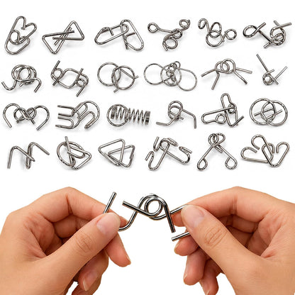 IQ Metal Puzzle Set 12 Pcs Set