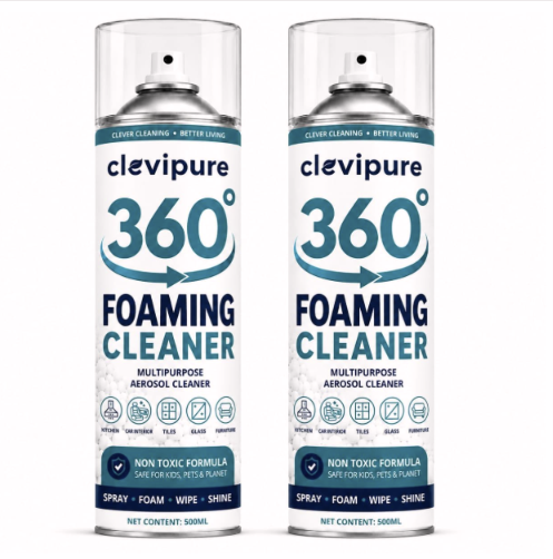 360° Foaming Cleaner Spray Combo 2-in-1 [ Pack of 2 ]