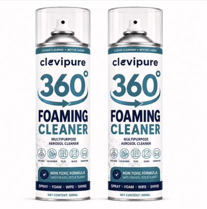 360° Foaming Cleaner Spray Combo 2-in-1 [ Pack of 2 ]