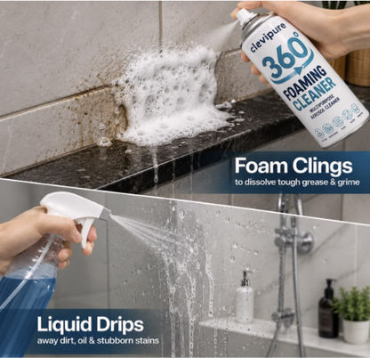 360° Foaming Cleaner Spray Combo 2-in-1 [ Pack of 2 ]