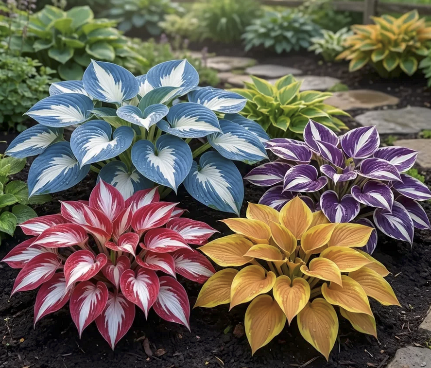 Imported Hosta Flower Seeds for Home and Garden Pack of 100+ (Mix of 12 Colors)