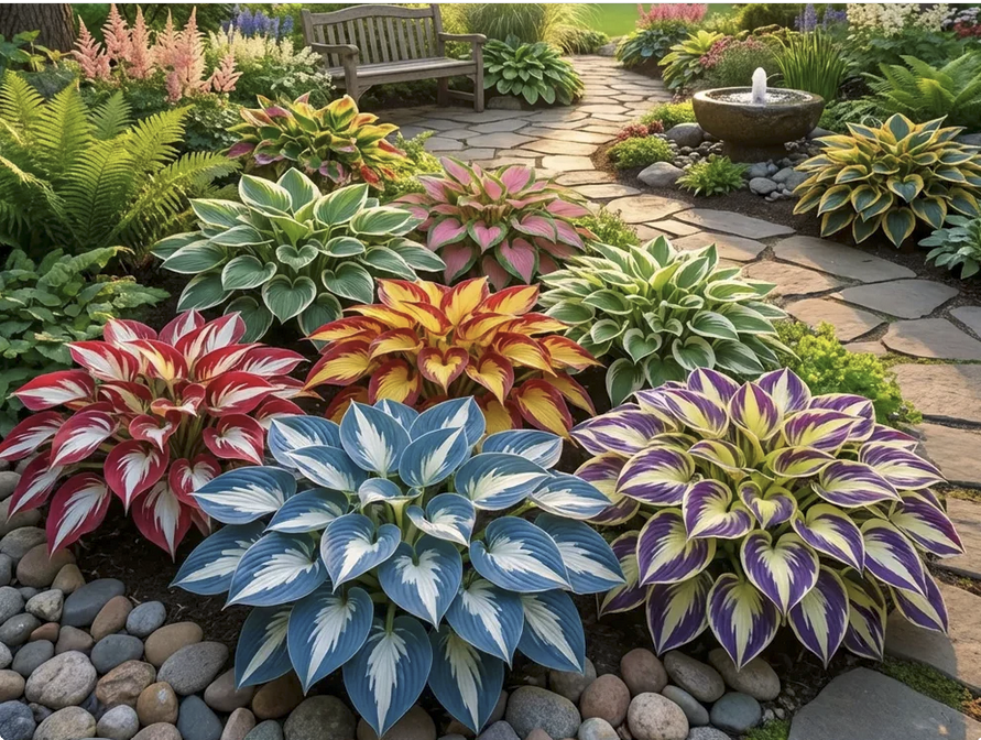 Imported Hosta Flower Seeds for Home and Garden Pack of 100+ (Mix of 12 Colors)