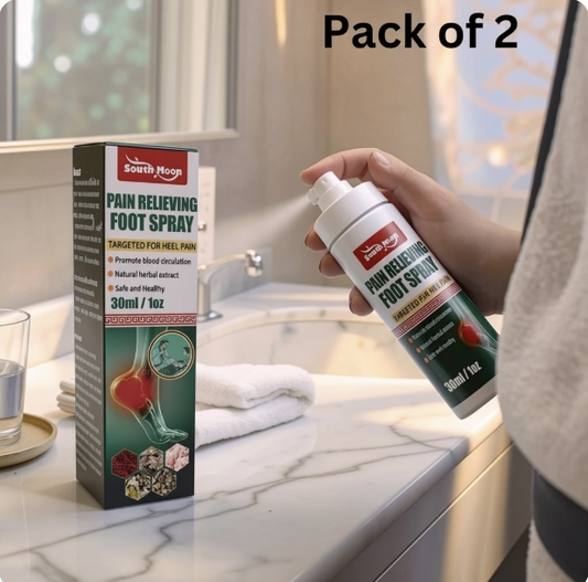 Pain Relieving Foot Spray | Targeted Heel & Foot Pain Relief [Buy 1 Get 1 Free]