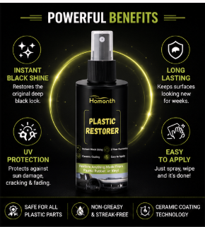 🚗 Car Plastic Restorer 100ml – Restore Faded Plastics & Bring Back a Fresh, Premium Shine