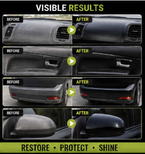 🚗 Car Plastic Restorer 100ml – Restore Faded Plastics & Bring Back a Fresh, Premium Shine