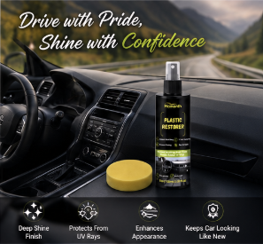 🚗 Car Plastic Restorer 100ml – Restore Faded Plastics & Bring Back a Fresh, Premium Shine