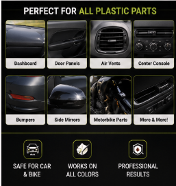 🚗 Car Plastic Restorer 100ml – Restore Faded Plastics & Bring Back a Fresh, Premium Shine