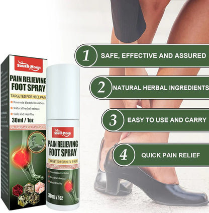 Pain Relieving Foot Spray | Targeted Heel & Foot Pain Relief [Buy 1 Get 1 Free]