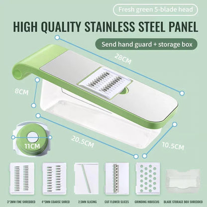 6 in 1 Multifunctional Premium Vegetable/Fruit/Chips chopper