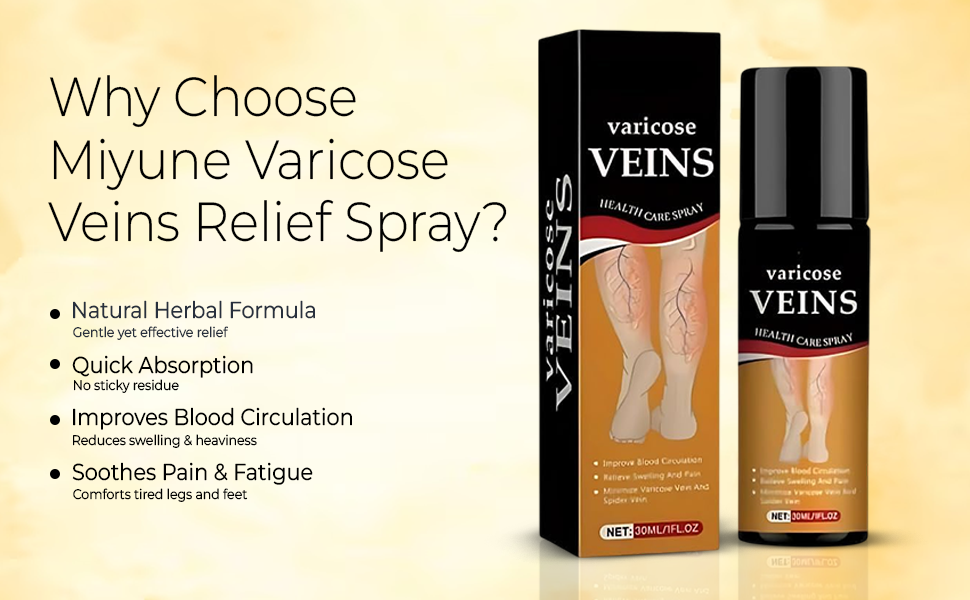 Bees Venom Spray Natural Relief For Varicose Veins & Spider Veins (Pack Of 2)