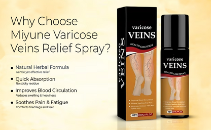 Bees Venom Spray Natural Relief For Varicose Veins & Spider Veins (Pack Of 2)