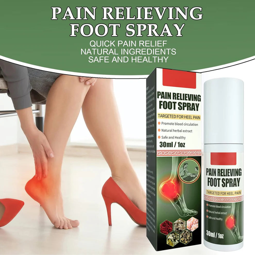 Pain Relieving Foot Spray | Targeted Heel & Foot Pain Relief [Buy 1 Get 1 Free]
